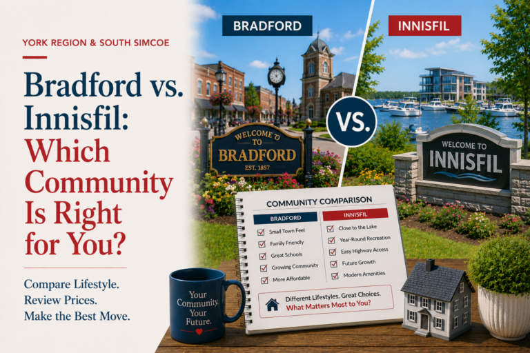 Bradford vs. Innisfil: Which Community Is Right for You?