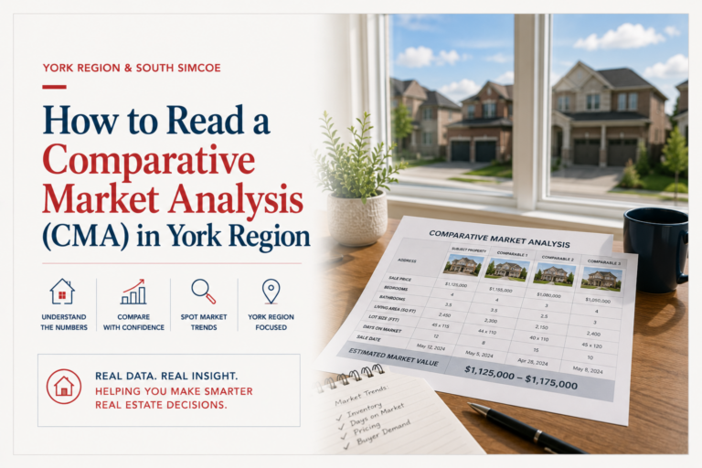 How to Read a Comparative Market Analysis (CMA) in York Region