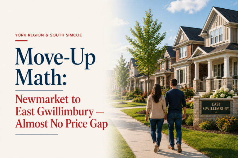 Move Up Math: Newmarket to East Gwillimbury Detached Price Difference