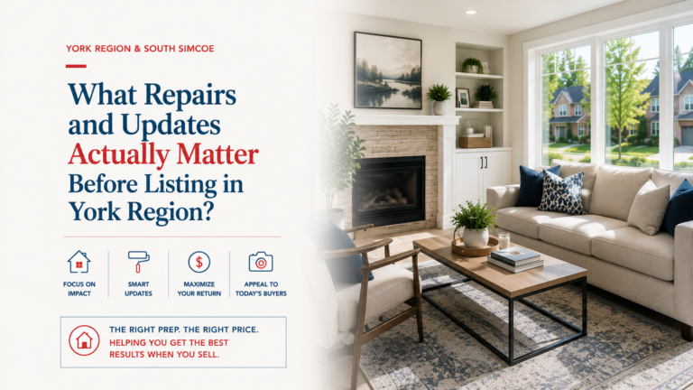 What Repairs and Updates Are Worth Doing Before Selling a Home in York Region or South Simcoe?