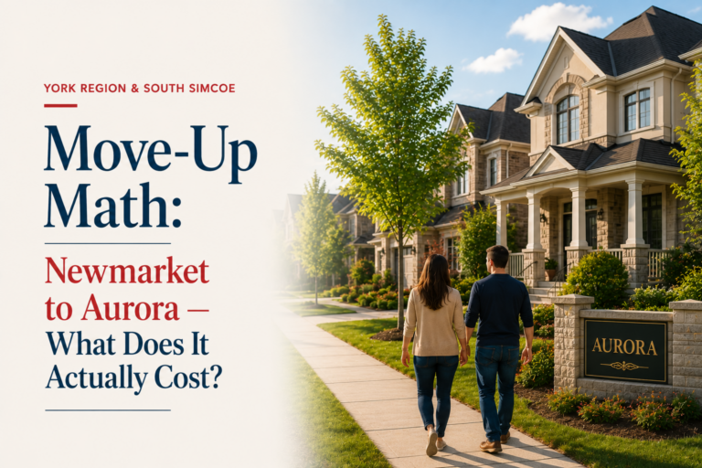 Move Up Math: Newmarket to Aurora Detached Price Difference