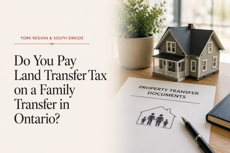 Do You Pay Land Transfer Tax on a Family Transfer in Ontario?