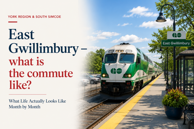 The East Gwillimbury Commute: GO Train vs. Driving to Toronto