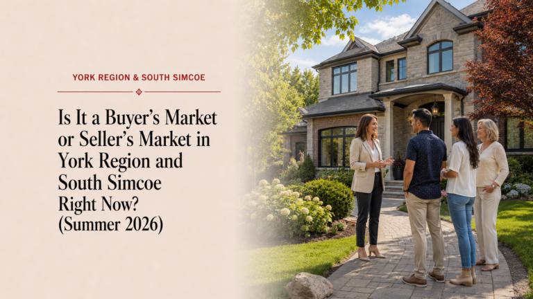 Is It a Buyer’s Market or Seller’s Market in York Region and South Simcoe Right Now? (Summer 2026)