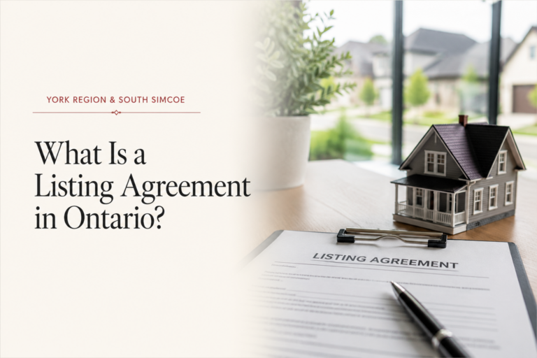 What Is a Listing Agreement in Ontario?