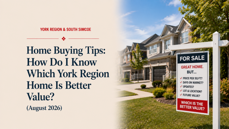 Home Buying Tips: How Do I Know Which York Region Home Is Better Value? (August 2026)