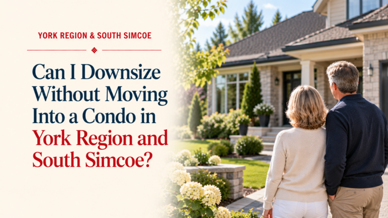 Can I Downsize Without Moving Into a Condo in York Region and South Simcoe?
