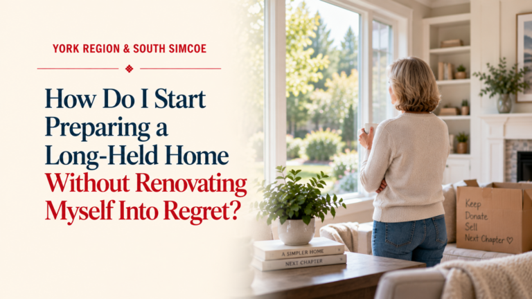 How Do I Start Preparing a Long-Held Home Without Renovating Myself Into Regret?