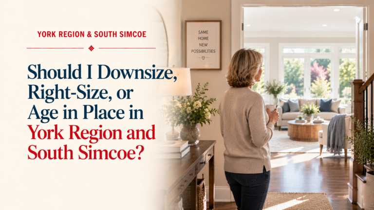 Bright YRSS home interior with main-floor living, representing a downsizing, right-sizing, or aging-in-place decision.