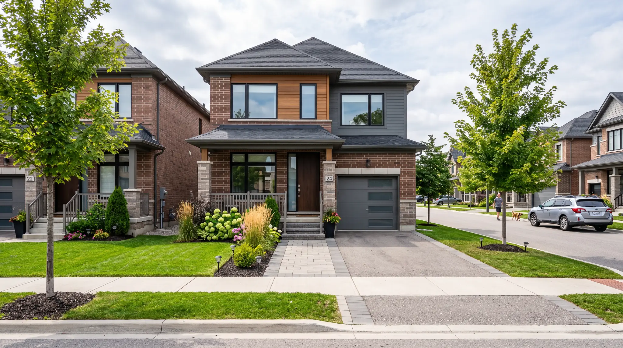 Detached home on a York Region and South Simcoe residential street