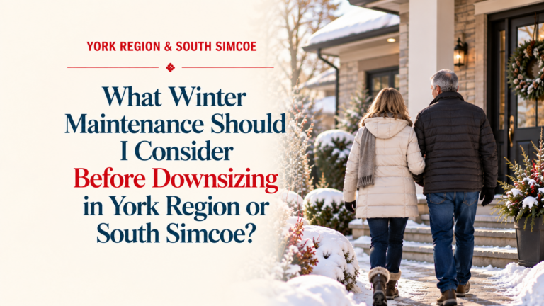 What Winter Maintenance Should I Consider Before Downsizing in York Region or South Simcoe?